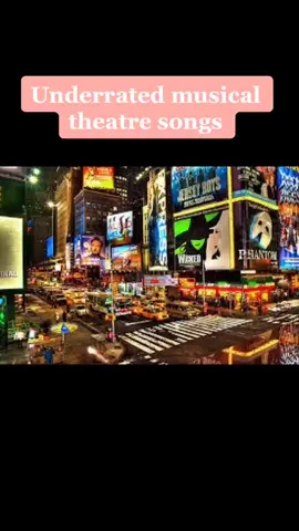 These songs are underrated! #fyp #foryoupage #musicals #musicaltheatre #broadway #theatrekid