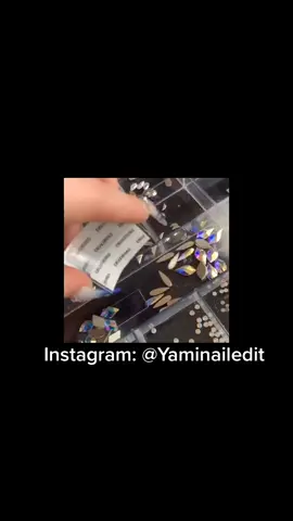 Organized my Swarovski crystals 🤩 #nailtech #nails #swarovski #fyp #foryou #goviral #organize