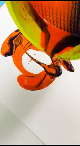 looks expensive, but it's not! crayola acrylic pour technique! #crafts #art #LifeHack #LearnOnTikTok #TikTokPartner