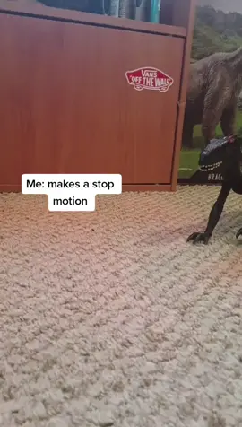 This do be true though. I'm glad you guys actually enjoy my works! #dinosaur #stopmotion #indoraptor #indominusrex
