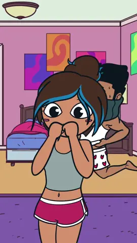 When her Mom comes home from work early 💀. #fyp #animation #NotOneThing