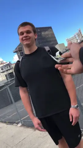 This is still my best prank (watch the ending). @jaylyn_diggyderk @isaacmashman #moneyprank #prank #pranks #socialexperiment #money #bts #fyp #foryou