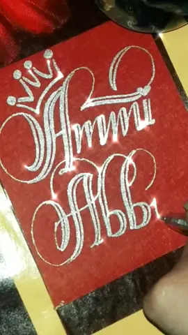 #sharethecare #calligraphybyzaib #for #AmmiAbbu❤ #nameart #foryoupage #like #share