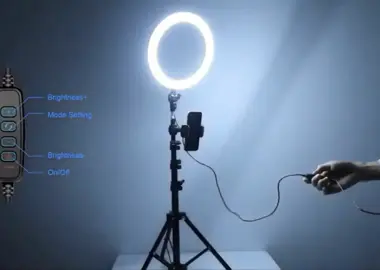 Film your tiktok video with best led lightining effect #tiktok #photo #photoshoot #tiktoker #ksa #usa #lightning #star #gadget #fyp