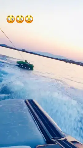 How high did he go?!🤯 big throwback to last summer #fyp #boating #tubefails #insane