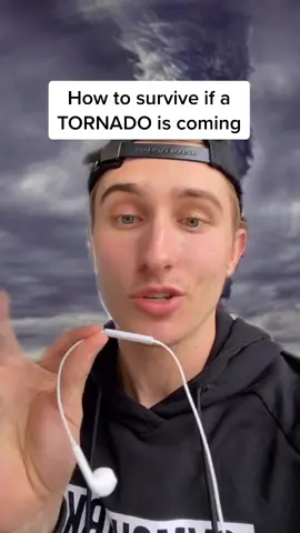how to SURVIVE if a TORNADO is coming your way😱 #survival #tornado #facts #fyp