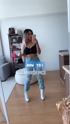 Different mirror pic poses! Pt.3 💗 #howtopose #howto #mirrorpics #fypシ