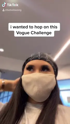 hopped on the #voguechallenge
