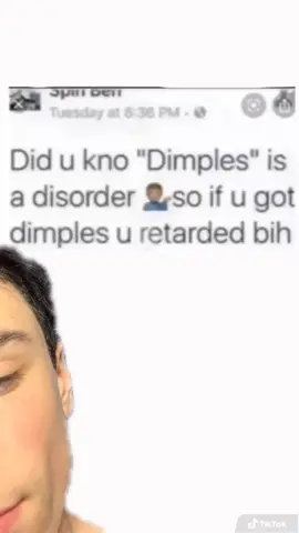I like my dimples tho  #tiktokartists #FamilyDinner #bestfriendday #fyp #xyzcba #getmefamous #keepingitcute #notonething