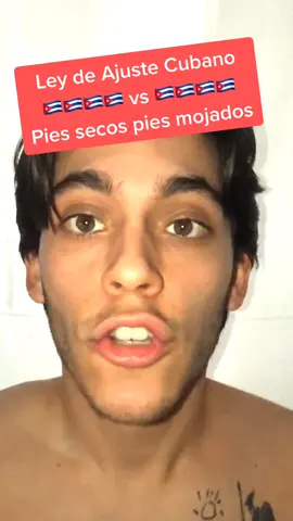 @soljamminbenitez explicando la diferencia entres la ley de ajuste cubano y pies secos pies mojados 🙏🏼🇨🇺