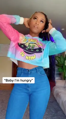 Shxt I’m hungry too! 😂 jk what you wanna eat bae? Lol 😘