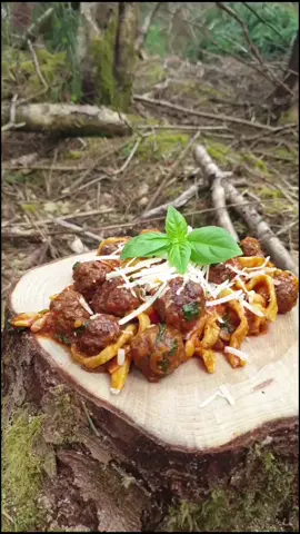 Meatballs MadneSs 🔥🔥🔥 #menwiththepot #food #cooking #viral #nature #life #asmr #forest #fire #wow #a #eat #hungry #me #fyp #best #friends #enjoy