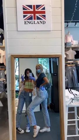 Work day @ ~brandy melville~ pandemic edition #brandygirl #brandymelville 🤪