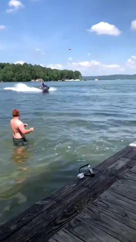 One of the greatest throw and catches of all-time. 🙌 (via noah_hogan/Twitter)