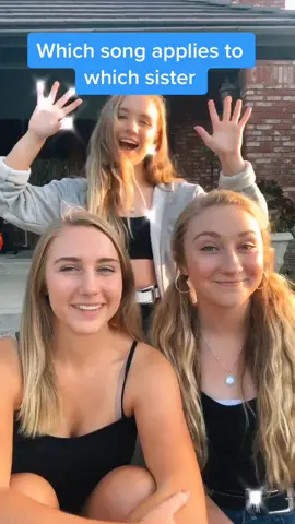 which song applies to which sister? #DadsOfTikTok #YogaFlow #ShaveItOff #MakeSomeoneSmile #fyp #foryoupage #foryou