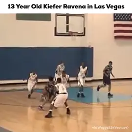 13 year old Kiefer Ravena in Las Vegas, with a nutmeg move, and-one pa. Pati Ref dinap siya 😂 #basketball #philippines #kieferravena #pba #uaap #admu