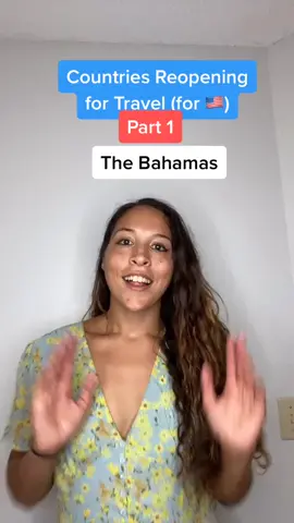 Countries Reopening for travel for #Americans #Bahamas #traveladvice #traveltips #travelguru #digitalnomad #howto  #nomadgirl #summer2020 #travel