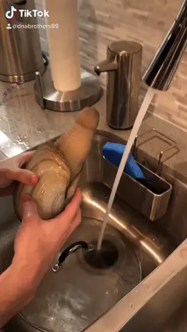 Relaxing evening cooking up some #geoduck.
