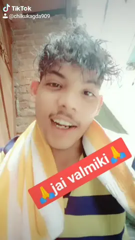 🙏jai valmiki🙏#myntraeorschallenge #tik_tokindia #🙏valmiki_sher🙏 #@ankushtaak8688 @bhavanifukra