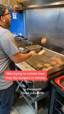 And that’s why we don’t flip burgers like that #funny #fyp #foryoupage #viral #food #cooking #burger #fyp
