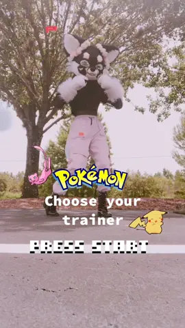 #pov You buy the new game of Pokémon but your trainer seems glitched? Before you can try to fix it a battle occurs. #furry #fursuit #furries #xyzbca