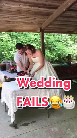 wedding fails 😂 sooo which one was the best? #wedding #afv #cake