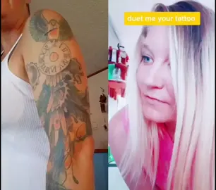 #duet with @t.tmarie24 😂😂actually represent my recovery from a 17 year iv addiction my proudest tattoo 💜🎉