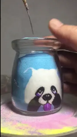 Bear #sand #bottle #painting #fyp