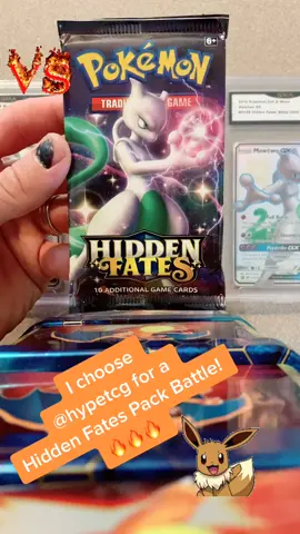 Pack Battle Challenge! I challenge @hypetcg to a Hidden Fates pack battle! #pokemon