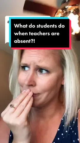 Reply to @johanna_cruz1 Tell me the truth!!!  What do students do when teachers are absent?!?! #SummerVlog #studentsbelike #teachersoftiktok #sub
