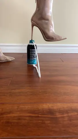 experiment with shave cream.  #highheels  #experiment