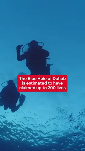 The Blue Hole of Dahab is diving heaven, but the number of drownings there makes it feel more like hell... #tiktokpartner #LearnOnTikTok #scuba