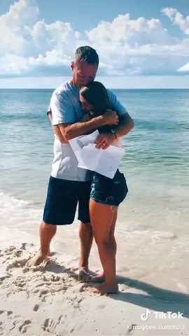 She asked her step dad to be her real dad 🥺 @maycee.bunch23 #fathersoftiktok #SomeGoodNews