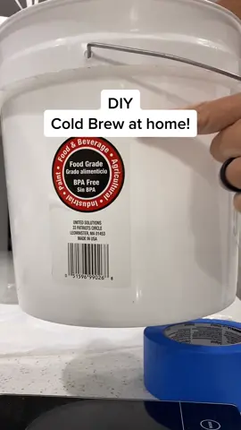 DIY Cold Brew Bucket for $20!!! Bye bye Starbucks! #coldbrew #coffee #coffeebeans #coldbrewcoffee #DIY #diyproject #coldbrewbucket