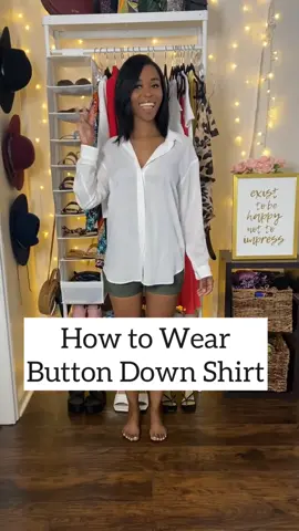 How To Style: Button Down Shirt #mystyle #howtostyle #styletips #fashiontips #styleinspo #styleideas #whattowear #outfitideas