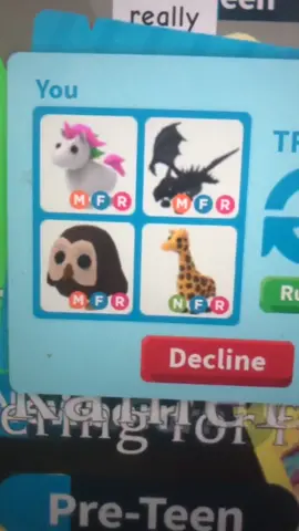 da da da NOPE~Hahah should i accept #fyp #roblox #adoptme #follow #foryoupage #rich #trades #poor #roleplay #aesthetic #foryou