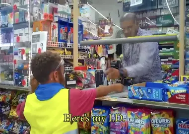 6 Year Old Using Obviously Fake ID at Convenience Store