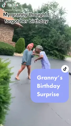 I hope to be this fine when I turn “seventy-something”! Geez!😍 #granny #grandma #family #surprise