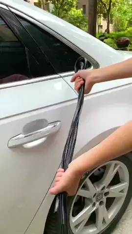 Anti-collision rubber strip #carlife #fyp #door