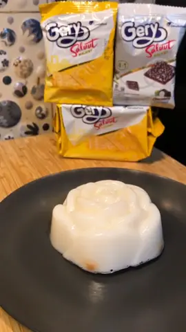 pudding creamy dan gurih perpaduan gery saluut malkist keju & coklat kelapa! wajib coba😌 #masakdirumah #samasamabelajar