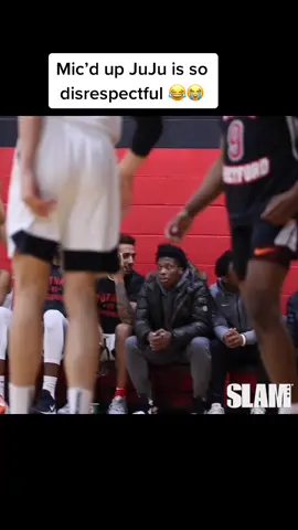 Nah he really roasting the other team though 😭😭 @liam.slam @_juju.33 #fyp #sports #basketball #slam #juju #micdup
