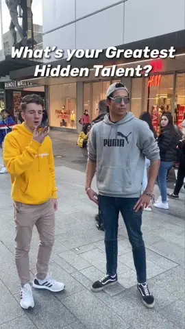 What’s your greatest hidden talent? Comment below ⬇️ . Follow my Instagram (sozer8876) #fyp #foryoupage #talent #interview