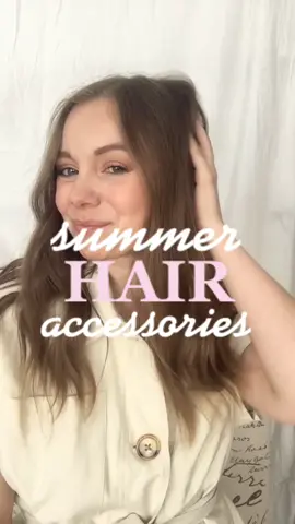 My favorite summer hair accessories 💕 #LetsFaceIt #hairstyles #hairaccessories #styletips #fashionedit #TikTokFashion
