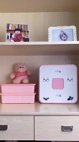 The personal clothing storage box can be placed next to the bed as a cabinet.#fypchallenge #diychallenge