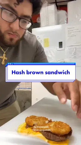 Hash brown Sandwich #breakfast #foryoupage #voiceover #PostAMemory #SlurpeeSummer #food #viral