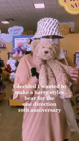 Me and my bear will be patiently waiting for something to happen tomorrow #july23rd #onedirection #1d #harrystyles #buildabear