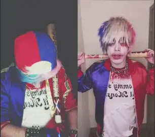 #duet with @chrisvillain #harleyquinn #harleyquinncosplay #harley #quinn #genderbend #maleharleyquinn #cosplay #foryoupage #DC #puddin #inspired #fyp