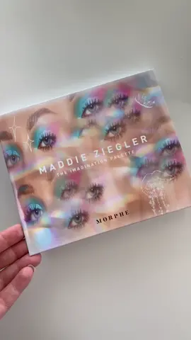 Swatches of the MORPHE x MADDIE ZIEGLER Palette! #makeup #maddieziegler #makeupswatches #morphepalette #fyp #foryourpage #beautyblogger #morphe