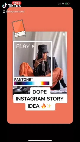 How to add a 3D #Pantone square in your stories #instagramhack #igstoryhack #phototips #editing101 #png #instagram #fashion #outfit #style