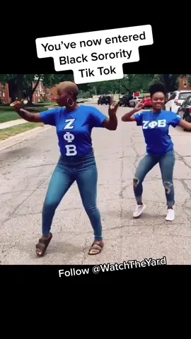 Follow @watchtheyard for Black sorority videos. #WatchTheYard #AlphaKappaAlpha #DeltaSigmaTheta #ZetaPhiBeta #SigmaGammaRho #NPHC #HBCU #BlackWomen